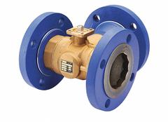 HVAC Control Ball Valve: 3-Way, 3 in Flanged, 73 CV Flow, 47 Bypass CV Flow, 50 psi Close-off (MPN VG18A5LT). Key specifications — Ball Material: Stainless Steel; Body Material: Brass; For Media: Steam.