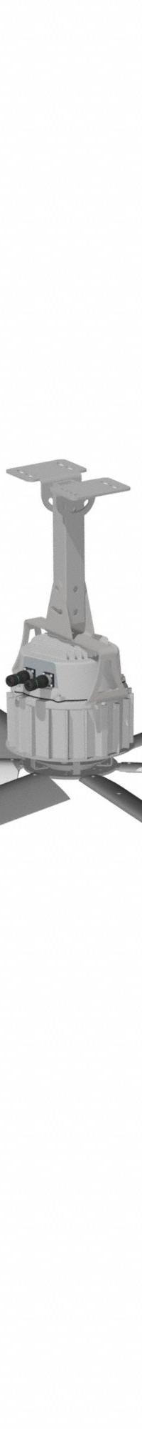 SKYBLADE Ceiling Fan: 31,523 cfm Airflow, 8 ft Blade Dia, Variable Speeds, 230V AC, Single Phase (MPN GPROP-0824-623-1). Key specifications — Voltage: 230V AC; Light Kit: No; Series: GPROP; Number of Speeds: Variable; Phase: Single; Current: 4.6 A; Brand: SKYBLADE.