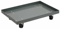 APPROVED VENDOR General Purpose Dolly: 500 lb, Steel Deck, Gray, (4) Swivel, Plastic, Tread on Core (MPN 24WF52). Key specifications — Caster/Roller Configuration: (4) Swivel; Brand: APPROVED VENDOR; Color: Gray; With Tow Eye: No.