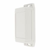 HAMMOND Enclosure: ABS, 4 in x 2 in x 2 in, NEMA 12/13/4/4X/6/6P, Screw On, Solid Cover (MPN 1555CF22GY). Key specifications — Brand: HAMMOND; Closure Method: Screws; Knockouts: Not Included.