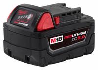 MILWAUKEE Battery: M18™, 5 Ah, 10 Batteries Included, 18V DC, 10 PK (MPN 48-11-1851). Key specifications — attr1278107: Not Oil-Resistant.