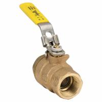 APOLLO Manual Two-Way Ball Valve: 3/4 in, Bronze, Straight, FNPT x FNPT, 600 psi Max. Pressure (CWP) (MPN 77C10427A). Key specifications — Brand: APOLLO; Handle: Locking Lever.