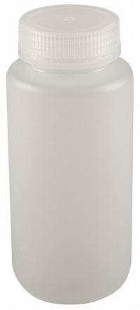 APPROVED VENDOR Reagent Bottle: LDPE, 500 mL, 16.9 fl oz, Closure Included, Colorless, 53-415 mm (MPN 6FAN3). Key specifications — Brand: APPROVED VENDOR; Graduated: No; Body Color: Colorless.