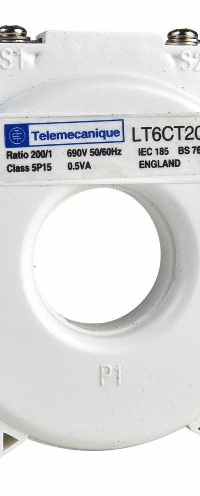 SCHNEIDER Solid Core Current Transformer: 200 A Primary Current - Solid Core Current Transformers