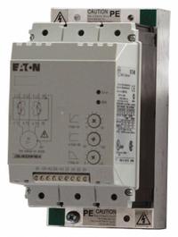 EATON Soft Start: 480V AC, 7.8 A Output Current, No Bypass, NEMA 1, 60/50 Hz, Three Phase (MPN DS7-342SX009N0-N). Key specifications — Control Voltage: 110-230V AC; Manufacturer Part Number: DS7-342SX009N0-N.