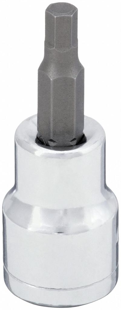 WESTWARD Socket Bit: 3/8 in Drive Size, Hex Tip, 2.5 mm Tip Size, 1 3/4 in Overall Lg - Hex Bit Sockets