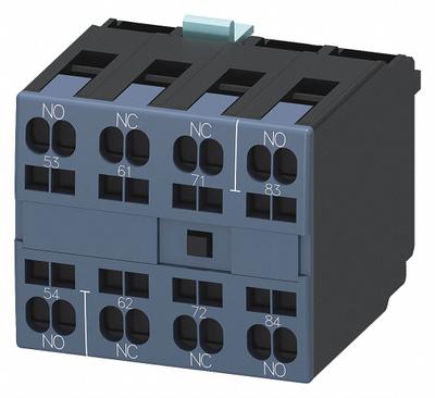 Siemens Auxiliary Switch: 2NO/2NC, Front Mount - Siemens Auxiliary Contacts