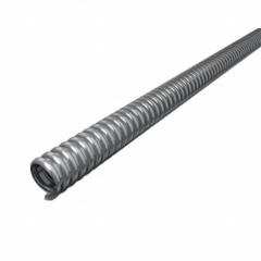 Flexible Metal Conduit - Reduced Wall: 1/2 in Trade Size, 25 ft Overall Lg, Steel (MPN 5502-22-00). Key specifications — Bend Radius: 3 in; Color: Gray; Conduit Type: Reduced Wall; Finish: Galvanized; Flexibility: Flexible; Inside Diameter: 0.63 in; Material: Steel; Outside Diameter: 0.92 in.