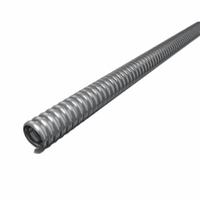 Flexible Metal Conduit - Reduced Wall: 1/2 in Trade Size, 25 ft Overall Lg, Steel (MPN 5502-22-00). Key specifications — Bend Radius: 3 in; Color: Gray; Conduit Type: Reduced Wall; Finish: Galvanized; Flexibility: Flexible; Inside Diameter: 0.63 in; Material: Steel; Outside Diameter: 0.92 in.