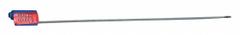 TYDENBROOKS Cable Seals: Blue, Zinc, 12 in Cable Lg, 1/8 in Cable Dia, Sequential, 100 PK (MPN VCEZ1812BLURELSTG-GRAI). Key specifications — Brand: TYDENBROOKS; Marking Color: Black; Marking Included: Numbers; Marking Message: Sealed; Marking Numbering: Sequential.