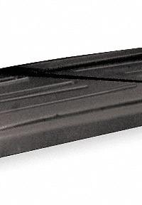 RUBBERMAID COMMERCIAL PRODUCTS Hinged Truck Lid: 82 7/8 in L 44 1/2 in W 3 in H, Fits 40.5 cu ft (MPN FG102700BLA). Key specifications — Lid/Cover Material: MDPE; For Use With Grainger Item Number: 5M641; For Use with Series: Universal; Brand: RUBBERMAID COMMERCIAL PRODUCTS; Color: Black.