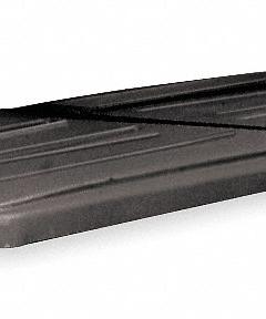 RUBBERMAID COMMERCIAL PRODUCTS Hinged Truck Lid: 82 7/8 in L 44 1/2 in W 3 in H, Fits 40.5 cu ft (MPN FG102700BLA). Key specifications — Lid/Cover Material: MDPE; For Use With Grainger Item Number: 5M641; For Use with Series: Universal; Brand: RUBBERMAID COMMERCIAL PRODUCTS; Color: Black.