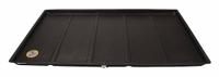 DIVERSITECH Condensate Drain Pan: Plastic, 62 in L x 38 in W x 2 in D, Long Side Discharge (MPN 6-3660L). Key specifications — Brand: DIVERSITECH; Color: Black.