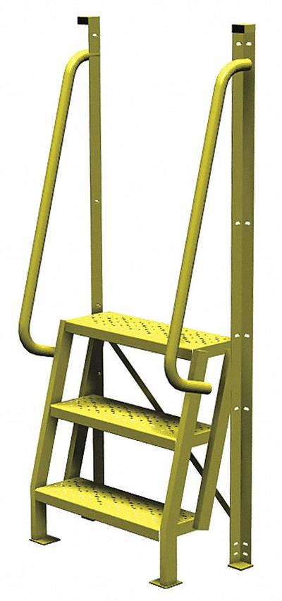 TRI-ARC Configurable Platform Ladder: 6.8 ft Overall Ht, 30 in Overall Wd, 20 in Overall Dp - Base Ladders & Stairs
