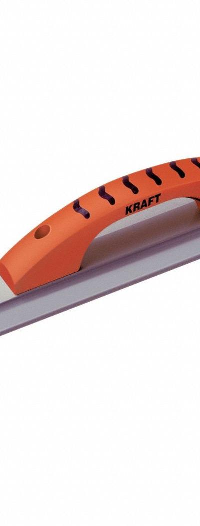 KRAFT TOOL Hand Float: Blade Material Magnesium, Blade Shape Square, Broken-In - Concrete Hand Floats