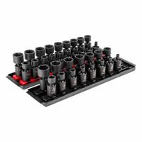 TEKTON Flex Impact Socket Set: 3/8 in Drive Size, 34 Pieces, (0) 6-Point, (0) 6-Point (MPN SID97201). Key specifications — attr1204187: TEKTON; attr1224350: 1/4 to 1 in; attr1204189: (0) 6-Point; attr1204193: (0) 6-Point; attr1226868: 3/8 in.