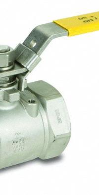 SHARPE Manual Two-Way Ball Valve: 3/8 in, Stainless Steel, Straight Valve Body, FNPT x FNPT, PTFE (MPN 4353010760). Key specifications — Brand: SHARPE; Handle: Locking Lever.