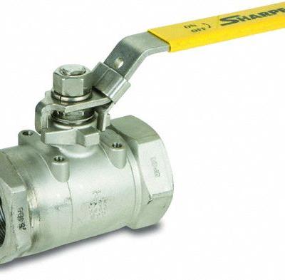 SHARPE Manual Two-Way Ball Valve: 3/8 in - Stainless Steel Ball Valves