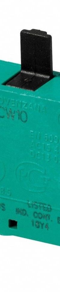 GIOVENZANA Contact: Pendant Control Stations (MPN PCW10). Key specifications — attr206748: PCW10; attr1023121: Pendant Control Stations; attr1023126: Spring Loaded Terminals, 1NO Contact; attr1023128: Contact Block; attr211297: GIOVENZANA; attr1024192: Contact Blocks.