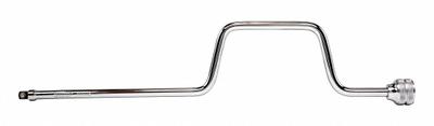 PROTO Socket Driver: 1/2 in Drive Size, 18 1/4 in Overall Lg, Plain Grip, Alloy Steel - Speeder Handles