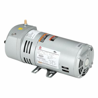 GAST Compressor/Vacuum Pump: 0.25 hp, 1 Phase, 115/230V AC, 5 cfm - Rotary Vane Compressor/Vacuum Pumps with Motors