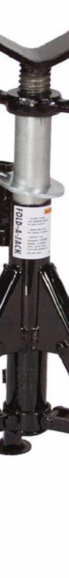 SUMNER V-Head Pipe Stand: V Head, 2,500 lb Max Load Capacity, Folding Leg, 24 in Pipe Size Range (MPN 4000). Key specifications — attr511105: 2.5 cm Square Tube Base Construction; attr511119: Folding; attr511107: Metal; attr473852: SUMNER.