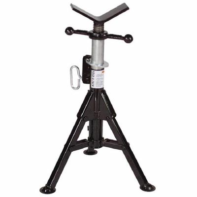 SUMNER V-Head Pipe Stand: V Head, 2,500 lb Max Load Capacity, Folding Leg - V-Head Pipe Stands