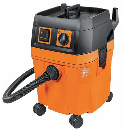 FEIN Dust Extractor: Std, Dry/Wet, 8 1/2 gal Tank, 151 cfm Air Flow - Corded Dust Extractors without HEPA Filtration