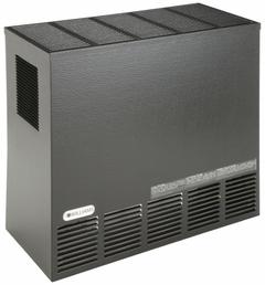 WILLIAMS COMFORT PRODUCTS Hearth Heater: Natural Gas, Solid Face Cabinet, 3 in Vent Dia (MPN 2001622A). Key specifications — Thermostat Included: No; Brand: WILLIAMS COMFORT PRODUCTS; Fuel Type: Natural Gas; Overall Dimensions - H x W x D: 21-1/2 in x 23 in x 11 in.