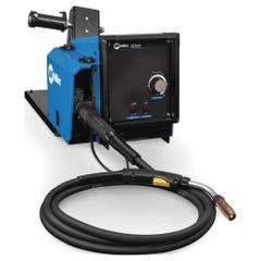MILLER ELECTRIC Wire Feeder: 20 Series, Basic, with Bernard BTB Gun (MPN 951779001). Key specifications — Wire Feeder Series: 20 Series; Manufacturer Part Number: 951779001; Maximum Wire Diameter: 5/64 in (Flux-Cored); Rated Output at Duty Cycle: 500 A @ 100%.