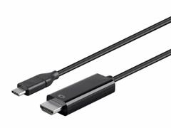 MONOPRICE USB Cable: Type C End 1, HDMI End 2, Black, 3 ft Lg, 3.1 USB Specification, USB Cable (MPN 24440). Key specifications — End 1 Connection Type: Type C; Color: Black; Brand: MONOPRICE; Product Type: USB Cable; End 2 Connection Type: HDMI.