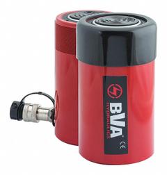 BVA HYDRAULICS Hydraulic Ram: Single Acting, 55 ton Nominal Capacity, 4 in Nominal Stroke Lg, Steel (MPN H5504). Key specifications — attr98927: BVA HYDRAULICS.