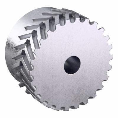 CONTINENTAL Gearbelt Pulley: Plain, 8 mm Pitch, For 25 mm Belt Wd, 26 Teeth - Plain-Bore Timing Pulleys with Hub