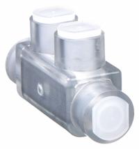 BURNDY Multitap Connector: 2 Port, In-Line Entry, 14 AWG – 2 AWG Wire Size, Clear (MPN BISR2). Key specifications — Body Material: Aluminum; Brand: BURNDY.