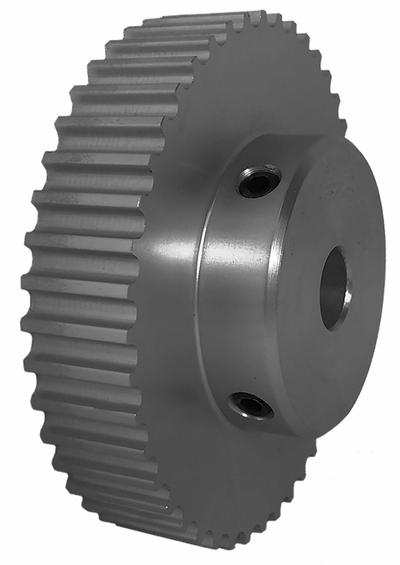 Dayton Timing Pulley: Curvilinear, Fixed, For HTD Timing Belt Section, For 9 mm Belt Wd - HTD Section Fixed-Bore Timing Pulleys with Hub