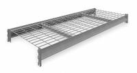 TENNSCO Shelf: 60 in x 24 in, 14 ga Beams, 5 AWG Decking, Galvanized Wire, 3,800 lb Load Capacity (MPN 6940). Key specifications — Decking Material: Galvanized Wire; Frame Finish: Powder Coated; Frame Material: Steel; Color: Gray; Includes: 2 Beams, Front to Back Supports; Brand: TENNSCO.