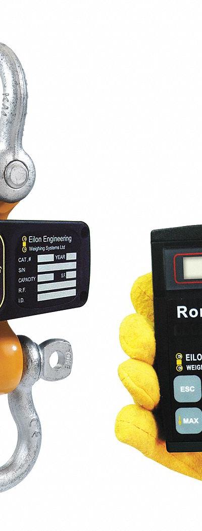 RON CRANE SCALES Crane Dynamometer: 100,000 lb Wt Capacity - Dynamometers