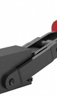DE-STA-CO Straight Line Clamp: Solid Base Mounting, Std Horizontal Handle, 1.96 in Arm Lg, 1/2-13 (MPN 5150-B). Key specifications — Plunger Thread: 1/2-13; Recommended Spindle Model No.: 325203; Brand: DE-STA-CO.