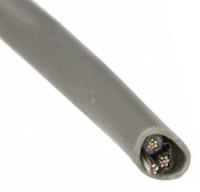 CAROL Communication Cable: 100 ft Cable Lg, 7 Strands, 24 AWG, Riser, Comm Cable, PE, Gray, PVC (MPN C2513A). Key specifications — Application: Computer Systems; Fire Rating: Riser; Insulation Material: PE; Jacket Material: PVC; Manufacturer Part Number: C2513A; Product Type: Communication Cable; Shielding Material: Aluminum/Mylar; Brand: CAROL.