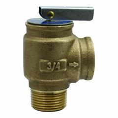 APOLLO Relief Valve: MNPT x FNPT, 3/4 in x 3/4 in, Bronze, 94 psi Max. Op Pressure (MPN 1040705). Key specifications — Brand: APOLLO.