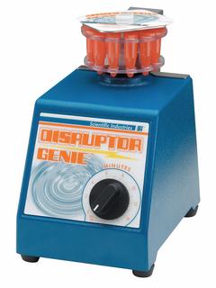 GENIE Digital Disruptor: Benchtop, 3,000 RPM to 3,000 RPM, 24 mL Working Volume - Max, Std Plug (MPN SI-D238). Key specifications — Brand: GENIE; Mounting Type: Benchtop; Includes: Universal Microtube Holder.