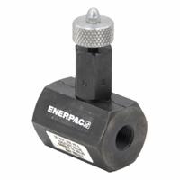 ENERPAC Needle Valve: 1.8492 gpm Max Flow Rate, 3/8"-18 NPT, 3/8"-18 NPT, 10,000 psi Max Pressure (MPN V8F). Key specifications — attr1018158: Manual; attr1018114: Rotary Knob; attr1018117: ENERPAC.