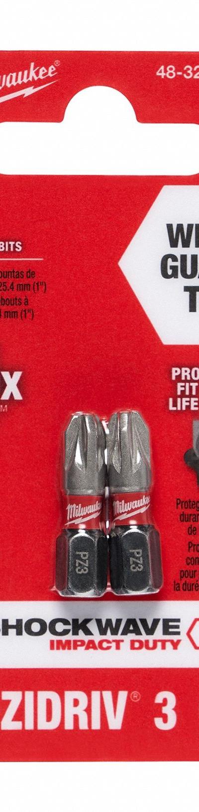 MILWAUKEE Insert Bit: Insert Bit - Pozidriv Bits