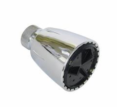 KISSLER Fixed Showerhead: Rainflurry, 2 gpm Fixed Showerhead Flow Rate, Plastic, Chrome Finish (MPN 76-0015). Key specifications — Series: Rainflurry.