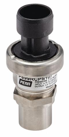 Pressure Transmitter: 0 psi to 100 psi, 0 to 10V DC, 3-Pin Packard Connector, 1/8 in Male NPT, IP67 (MPN P599VAPS101K). Key specifications — Accuracy: ±1.5%; Burst Pressure: 259 bar; Calibration Certificate Included: No NIST-Traceable Calibration Certificate Included; IP Rating: IP67; Housing Material: Stainless Steel; Output: 0 to 10V DC; Overpressure: 3x Range; Process Connection Type: NPT.