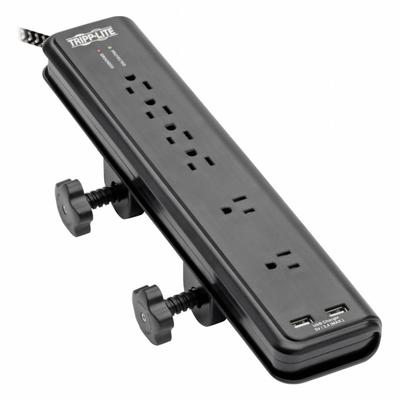 TRIPP LITE Outlet Strip: 6 Outlets, 8 ft Cord Lg, 2,100 J Rated Energy, 15 A Current - General Purpose Surge Protectors