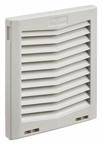 HOFFMAN Exhaust Grill and Filter: For Easy Filter Repl, Plastic, 8.19 in x 1.65 in (MPN HG0900404). Key specifications — Finish: Matte; Brand: HOFFMAN; Accessory Type: Exhaust Grill and Filter; Application: For Easy Filter Replacement; Features: No Tools or Fasteners Required; Material: Plastic.