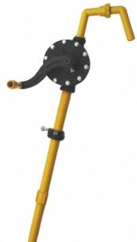 ACTION PUMP Hand Pump: Rotary Action, Pump with Spout, PPS Housing, 10.24 oz per stroke, Vane, Viton (MPN RP90R). Key specifications — Brand: ACTION PUMP; Housing Material: PPS; Maximum Flow Rate: 10.24 oz per stroke; Suction Tube Material: PPS; Seal Material: Viton.