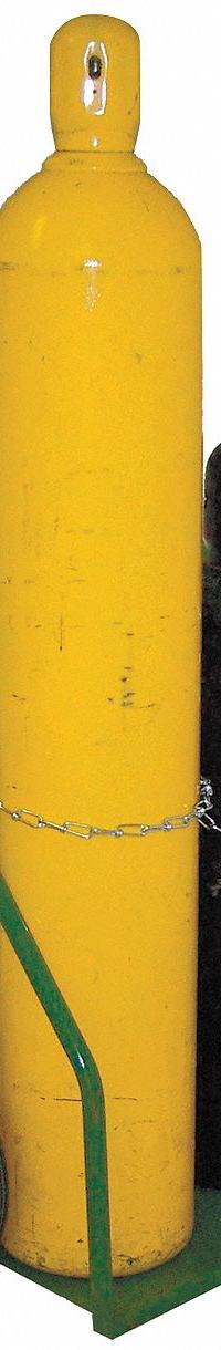 SAFTCART Cylinder Hand Truck: 400 lb, Side by Side, 2 Cylinder, 21 in W x 12 in D Nose Plate (MPN 860-14). Key specifications — attr1343829: SAFTCART; attr1343789: Green; attr1343794: Chain.