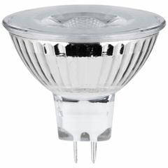 FEIT ELECTRIC Compact LED Bulb: LED, MR16, 2-Pin (GU5.3), 4 W Watt, 3000K, 300 lm Light Output, 12 V (MPN BPFMW/930CA). Key specifications — Bulb Finish: Clear; Color Temperature: 3000K; Shatter-Resistant: No; Brand: FEIT ELECTRIC; Voltage: 12 V; Bulb Shape: MR16.